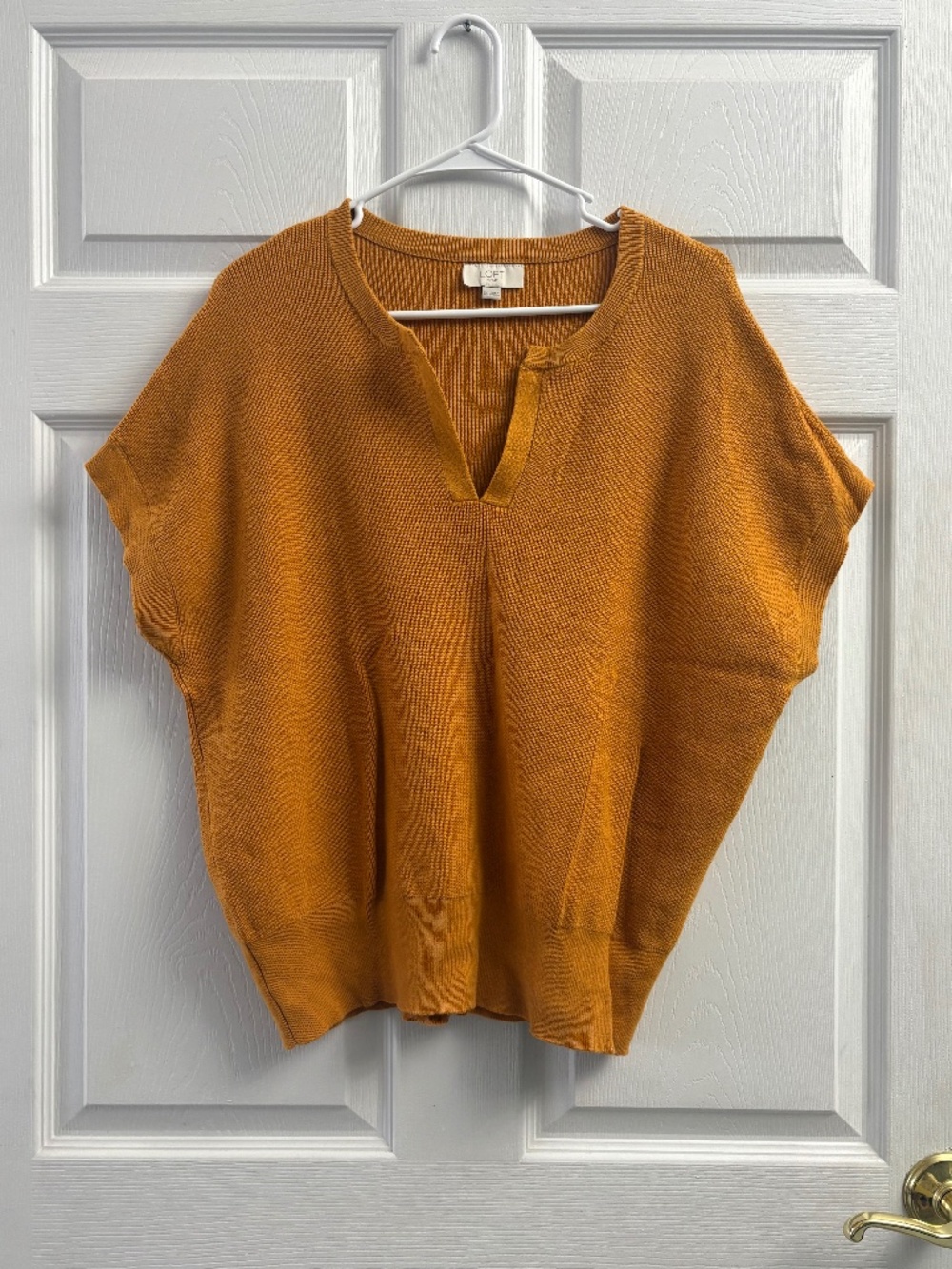 Women's Loft Knit Short Sleeve Sweater Top